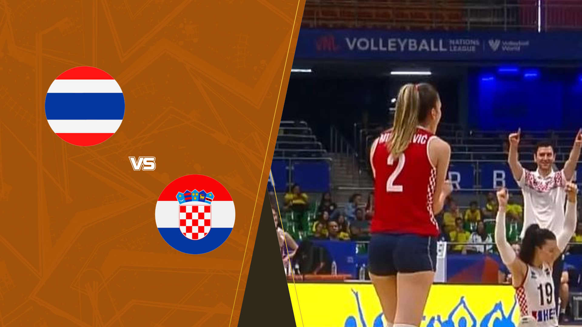 Watch Volleyball Nations League – Women: Thailand V Croatia ...